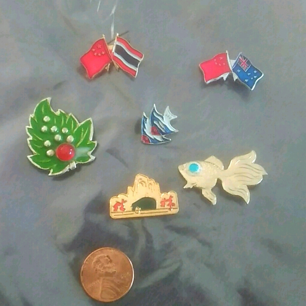 Small Chinese Pins